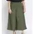 Olive printed Cotton Pant