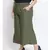 Olive printed Cotton Pant