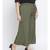 Olive printed Cotton Pant