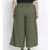 Olive printed Cotton Pant