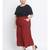 Maroon printed Cotton Pant