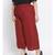 Maroon printed Cotton Pant