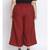 Maroon printed Cotton Pant