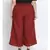 Maroon printed Cotton Pant