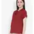Maroon printed Cotton Top