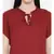 Maroon printed Cotton Top