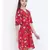 White printed Viscose Dress
