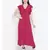Pink plain Viscose Dress