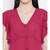 Pink plain Viscose Dress
