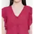 Pink plain Viscose Dress