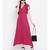 Pink plain Viscose Dress