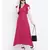 Pink plain Viscose Dress