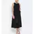 Black plain Cotton Dress