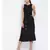 Black plain Cotton Dress