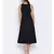 Black plain Cotton Dress