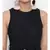 Black plain Cotton Dress