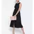 Black plain Cotton Dress