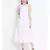 White plain Cotton Dress