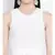 White plain Cotton Dress