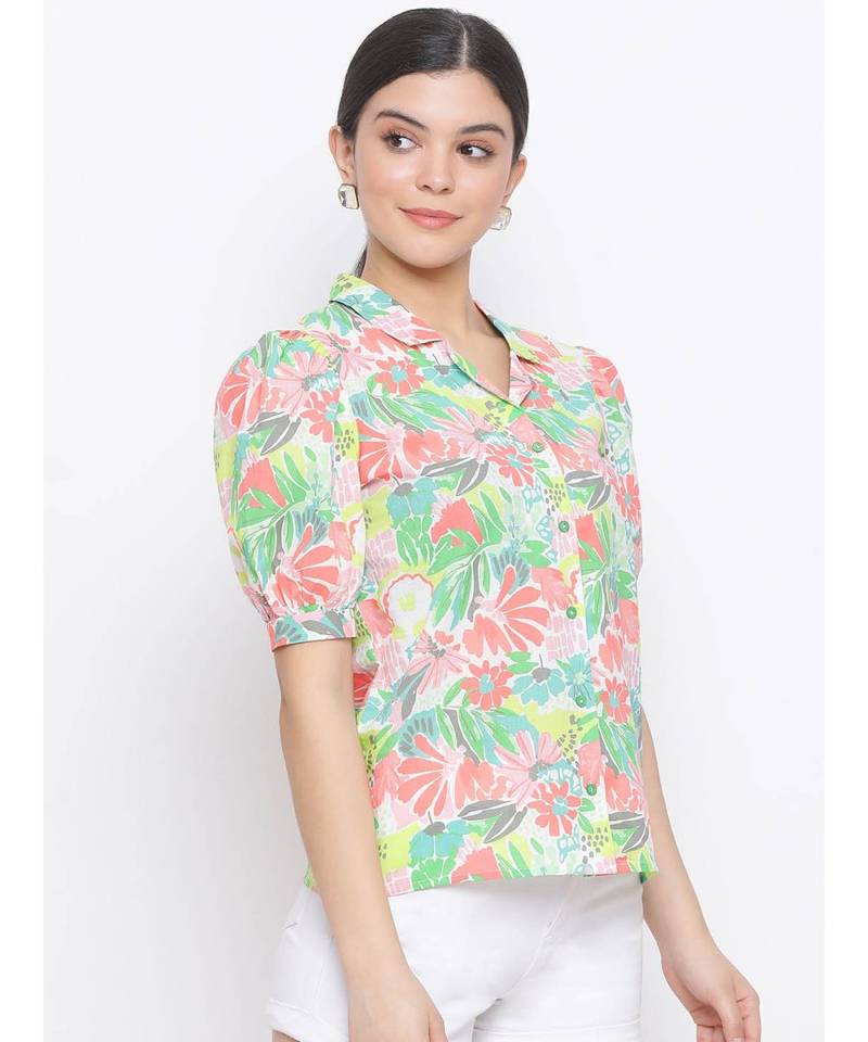 Multicolor printed Cotton Shirt