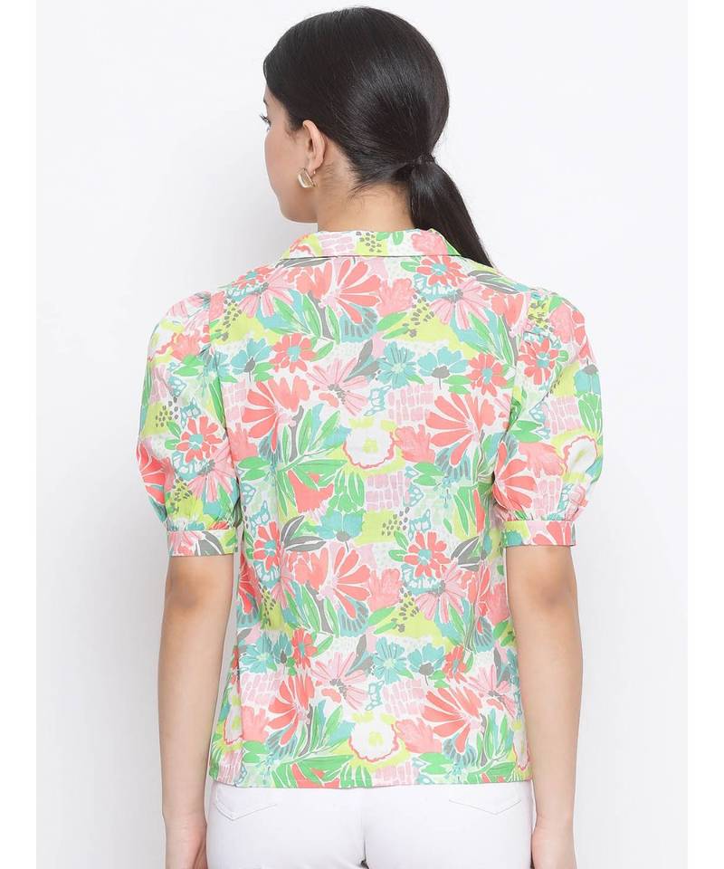 Multicolor printed Cotton Shirt