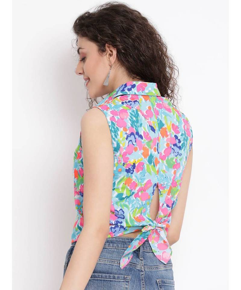 Multicolor printed Cotton Shirt