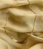 Simple Leaf Pattern Necklace