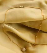 Dailywear Round Golden Ball Necklace