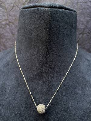 Metalic Silver Ball Chain 2