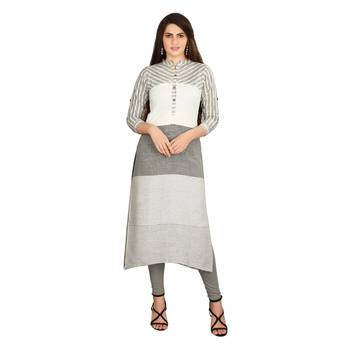 Blue printed cotton kurtas-and-kurtis 5