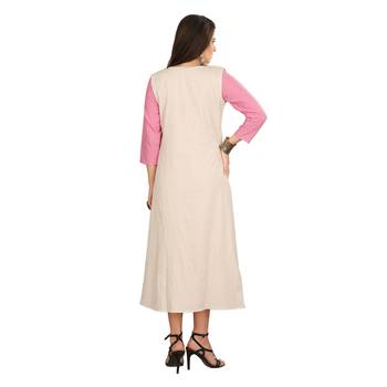 Pink embroidered cotton kurtas-and-kurtis 2