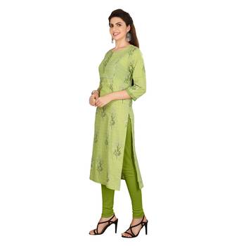 Pink printed cotton kurtas-and-kurtis 3