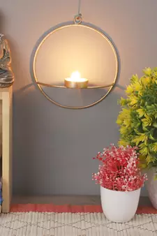 Wall Round Tealight Holder