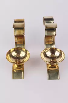 Set of 2  Om Akhand Brass Dia