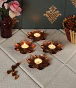 Set of 4 Copper Dia
