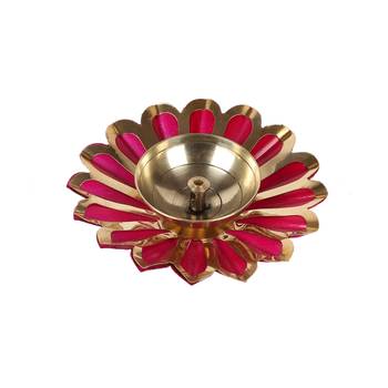 Set of 4 Double Brass Colored Dia 2