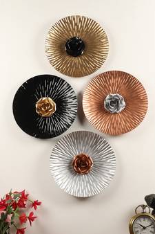 Set of 4 Wall dcor Flower