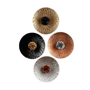 Set of 4 Wall dcor Flower 2