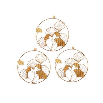 Set of 3 Wall decorLeaves 2