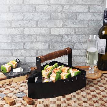 Press Shape Serving Platter With Skewers 1