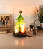 Christmas Tree Tealight Holder & Platter