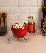 Set of 3 Popcorn & Drink Platter
