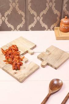 Set of 4 Puzzle Platter