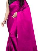 Pink  Satin Fancy Saree with Blouse