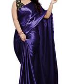 blue   Satin Fancy Saree with Blouse