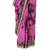 Tye N Dye Saree Emellished Gota Pati Work With Golden Border Lace