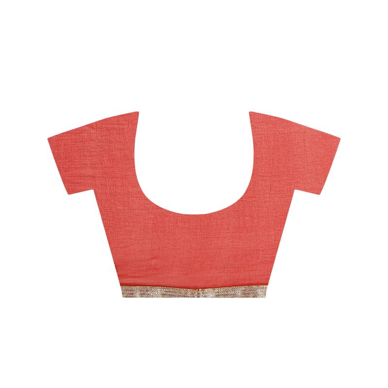 Tye N Dye Saree Emellished Gota Pati Work With Golden Border Lace