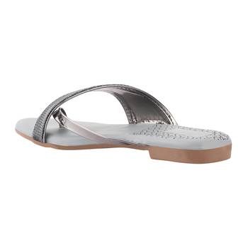 Do Bhai Grey Casual Slip-On Flats For Women 3