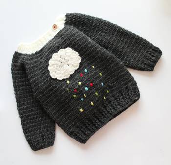 Grey hand woven woolen blends girls-jackets-coats 1
