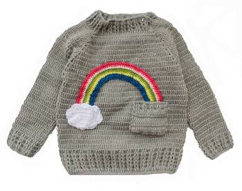 Grey hand woven woolen blends girls-jackets-coats 2